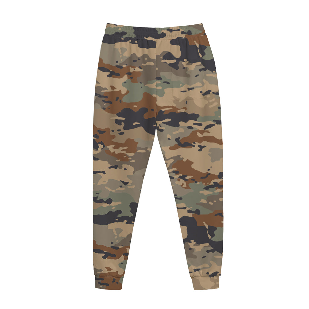 Desert Camouflage Print Jogger Pants