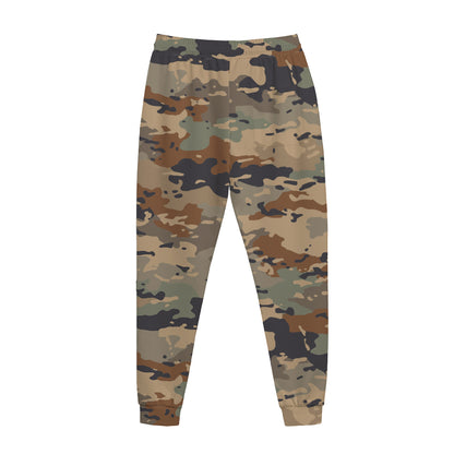 Desert Camouflage Print Jogger Pants