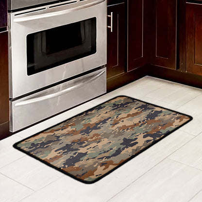 Desert Camouflage Print Kitchen Mat
