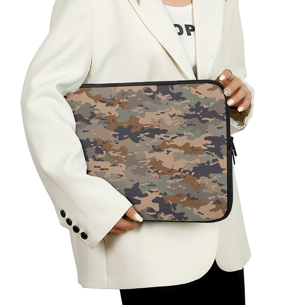 Desert Camouflage Print Laptop Sleeve