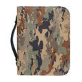 Desert Camouflage Print Leather Bible Cover