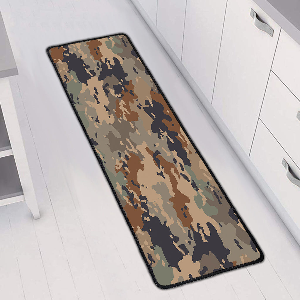 Desert Camouflage Print Long Kitchen Mat
