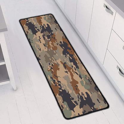 Desert Camouflage Print Long Kitchen Mat