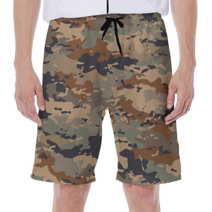 Desert Camouflage Print Men's Beach Shorts