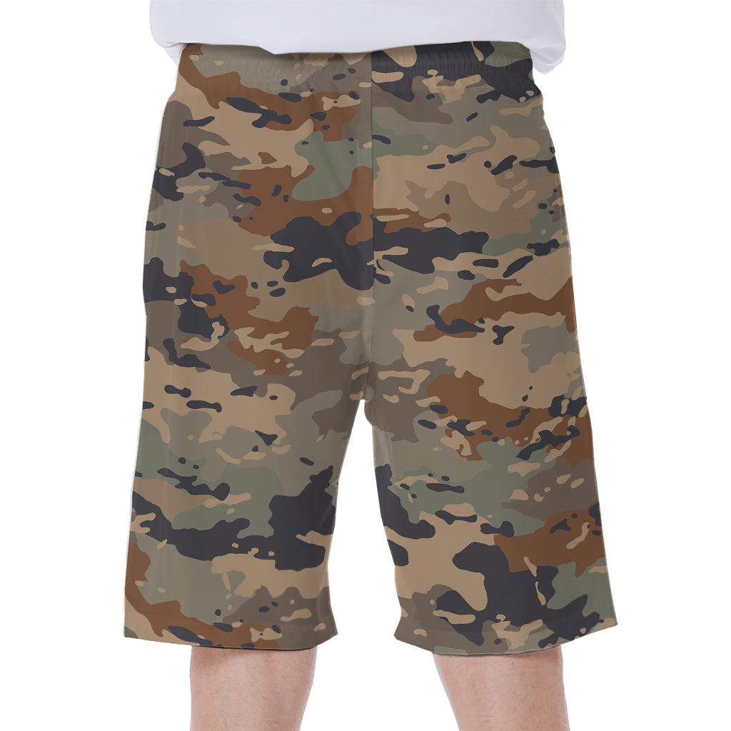Desert Camouflage Print Men's Beach Shorts