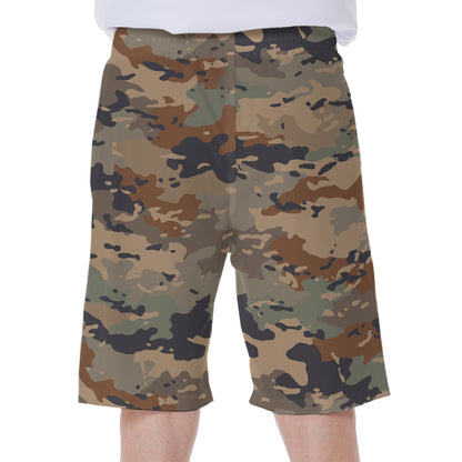 Desert Camouflage Print Men's Beach Shorts