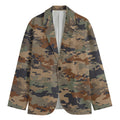 Desert Camouflage Print Men's Blazer