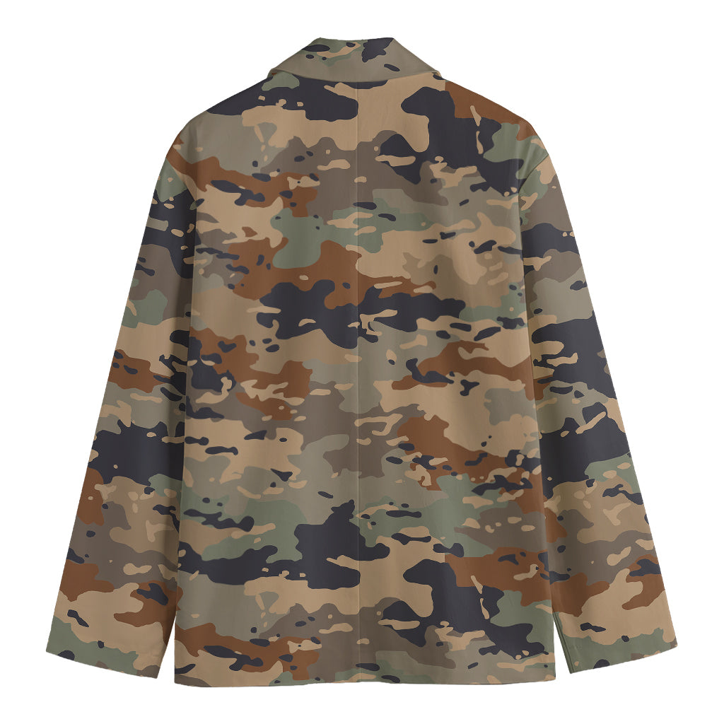 Desert Camouflage Print Men's Blazer