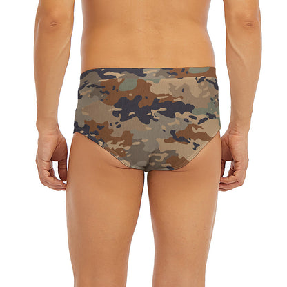Desert Camouflage Print Men's Briefs