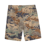Desert Camouflage Print Men's Sports Shorts