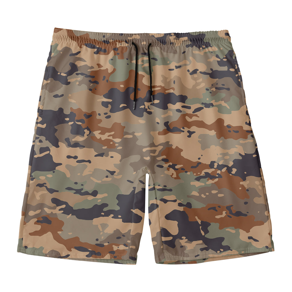 Desert Camouflage Print Men's Swim Trunks