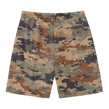 Desert Camouflage Print Men's Swim Trunks
