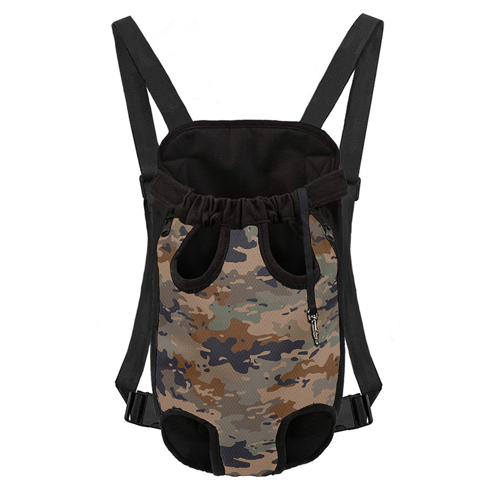 Desert Camouflage Print Pet Carrier Backpack