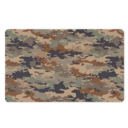 Desert Camouflage Print Polyester Doormat