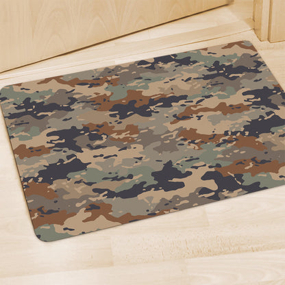 Desert Camouflage Print Polyester Doormat