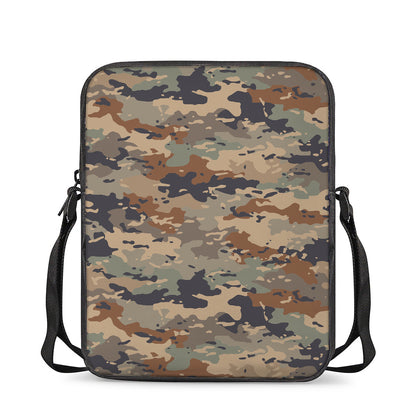 Desert Camouflage Print Rectangular Crossbody Bag