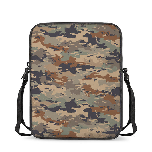 Desert Camouflage Print Rectangular Crossbody Bag
