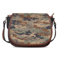 Desert Camouflage Print Saddle Bag