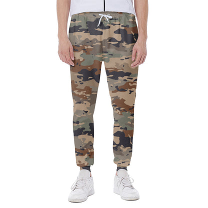 Desert Camouflage Print Scuba Joggers