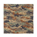 Desert Camouflage Print Silk Bandana