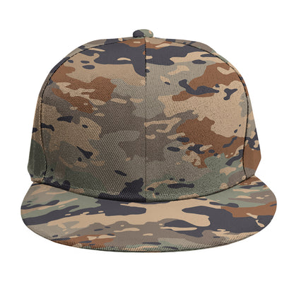 Desert Camouflage Print Snapback Cap