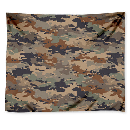 Desert Camouflage Print Tapestry