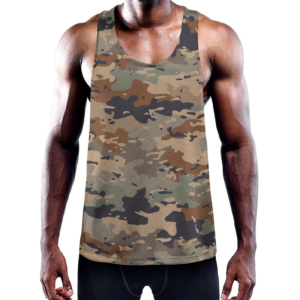 Desert Camouflage Print Training Tank Top