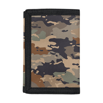 Desert Camouflage Print Trifold Wallet