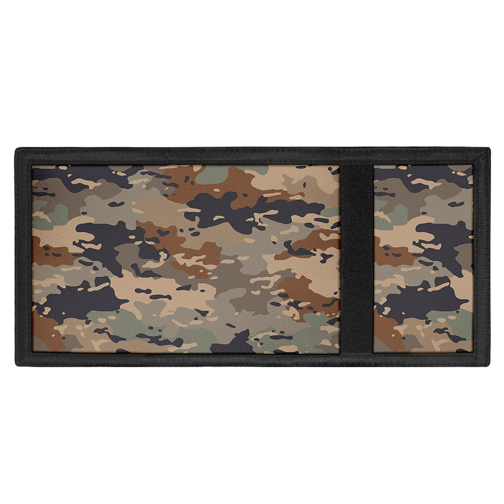 Desert Camouflage Print Trifold Wallet