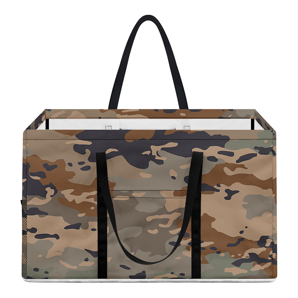 Desert Camouflage Print Utility Tote Bag