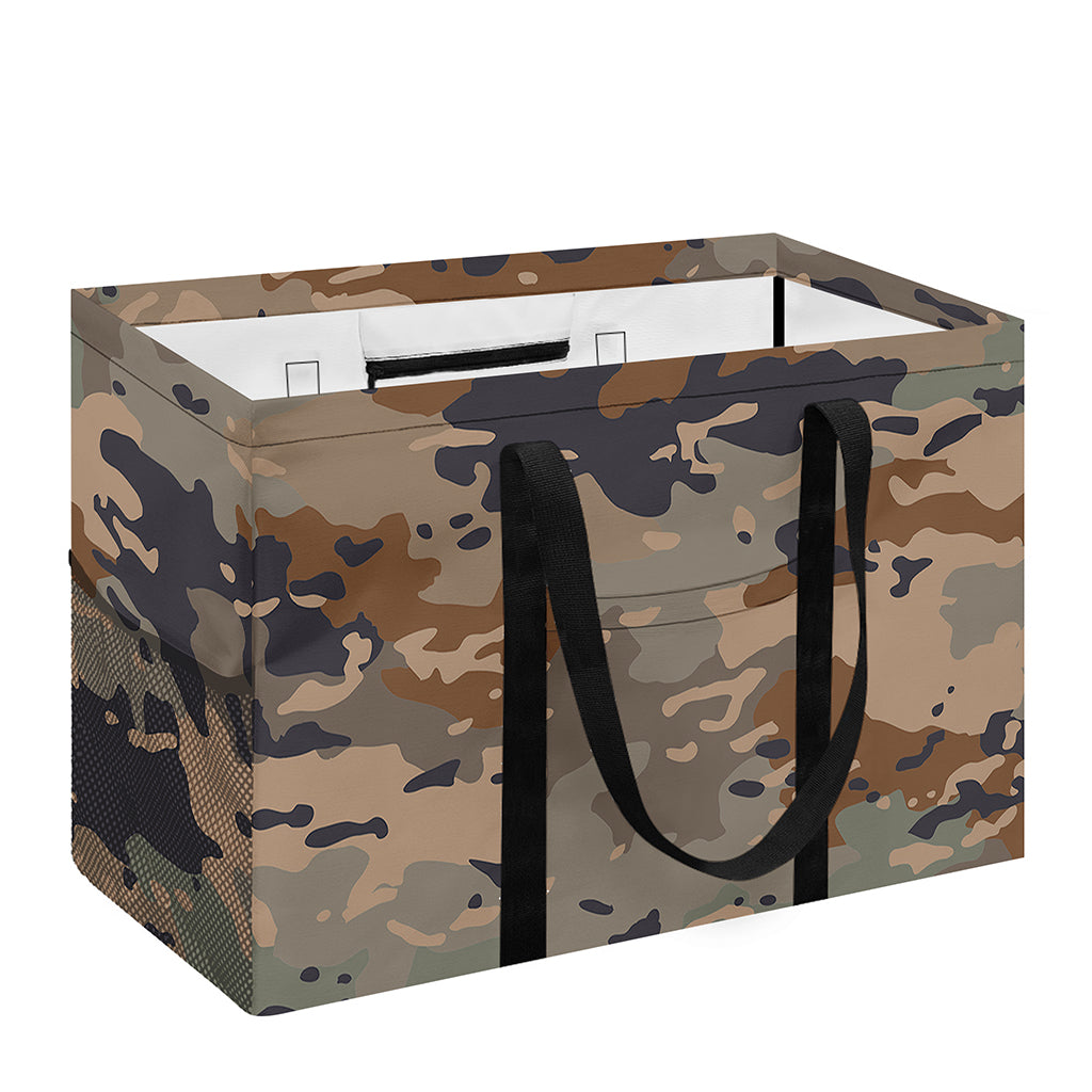 Desert Camouflage Print Utility Tote Bag