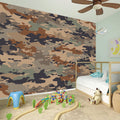 Desert Camouflage Print Wall Sticker