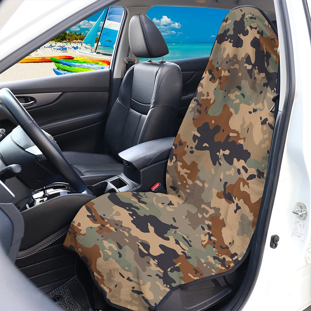Desert Camouflage Print Waterproof Car Seat Cover