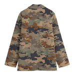 Desert Camouflage Print Women's Blazer