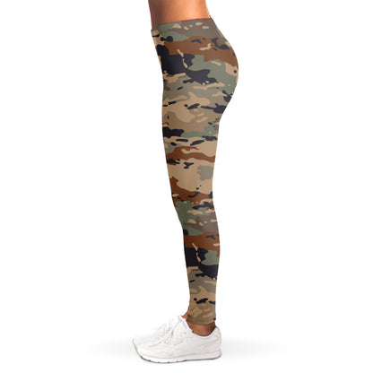 Desert Camouflage Print Women's Leggings