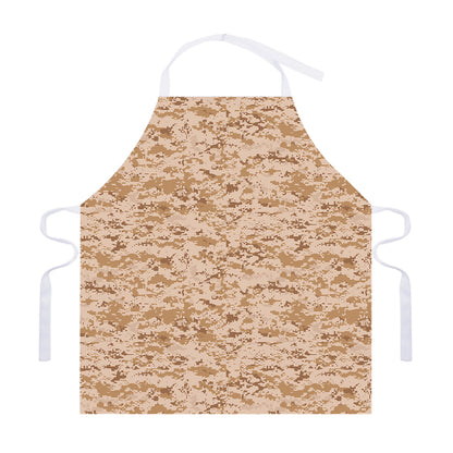 Desert Digital Camo Pattern Print Adjustable Apron