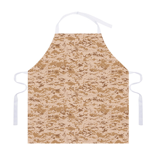 Desert Digital Camo Pattern Print Adjustable Apron