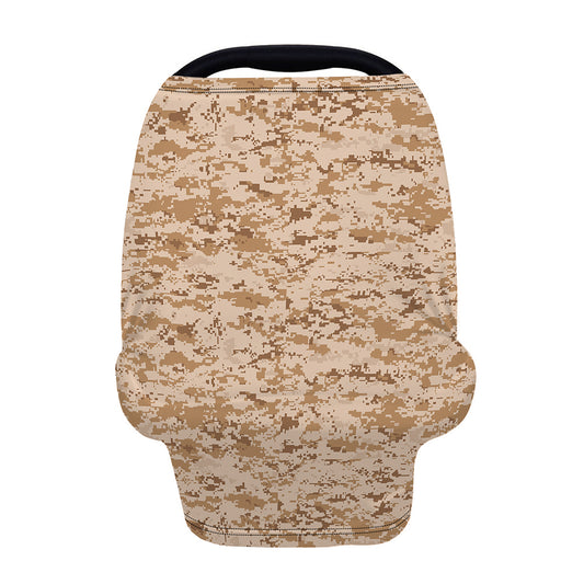 Desert Digital Camo Pattern Print Baby Seat Cover