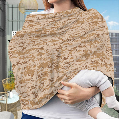 Desert Digital Camo Pattern Print Baby Seat Cover