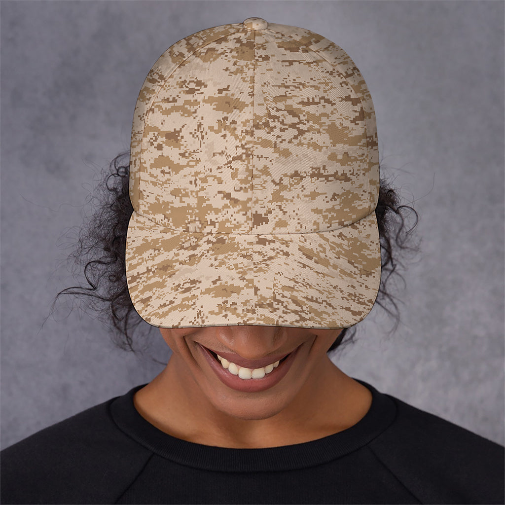 Desert Digital Camo Pattern Print Baseball Cap