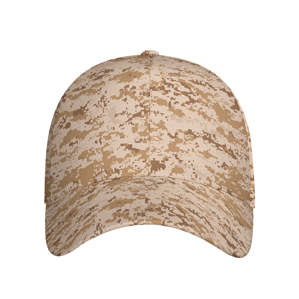Desert Digital Camo Pattern Print Baseball Cap