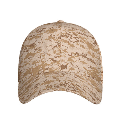 Desert Digital Camo Pattern Print Baseball Cap