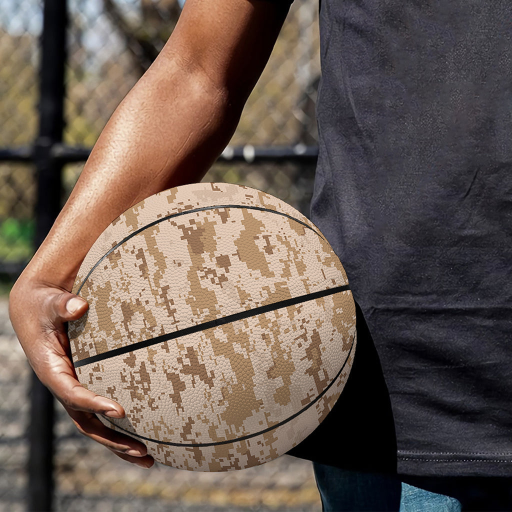 Desert Digital Camo Pattern Print Basketball