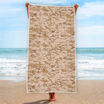 Desert Digital Camo Pattern Print Beach Towel