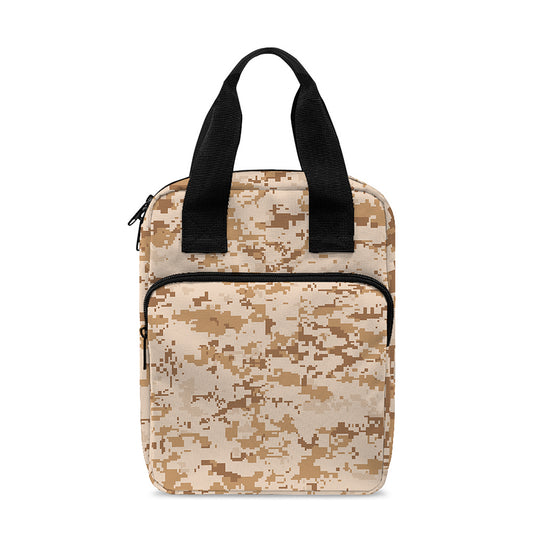 Desert Digital Camo Pattern Print Bible Tote Bag