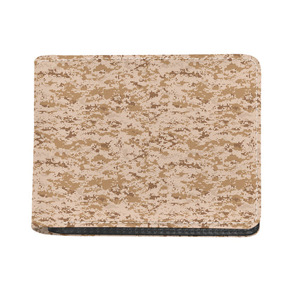 Desert Digital Camo Pattern Print Bifold Wallet