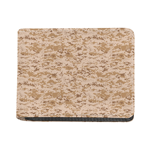 Desert Digital Camo Pattern Print Bifold Wallet