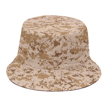 Desert Digital Camo Pattern Print Bucket Hat