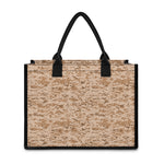 Desert Digital Camo Pattern Print Canvas Tote Bag