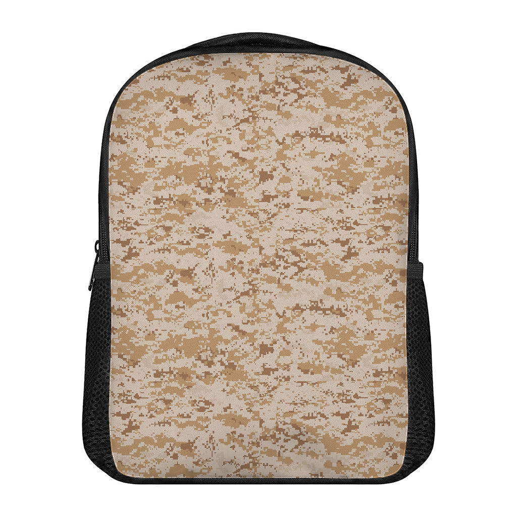 Desert Digital Camo Pattern Print Casual Backpack